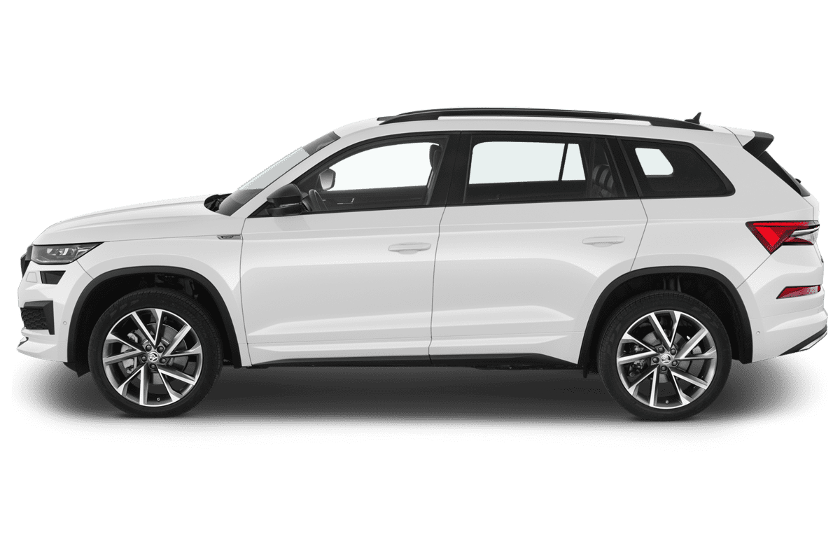 Seitenansicht eines Skoda Kodiaq Sportline