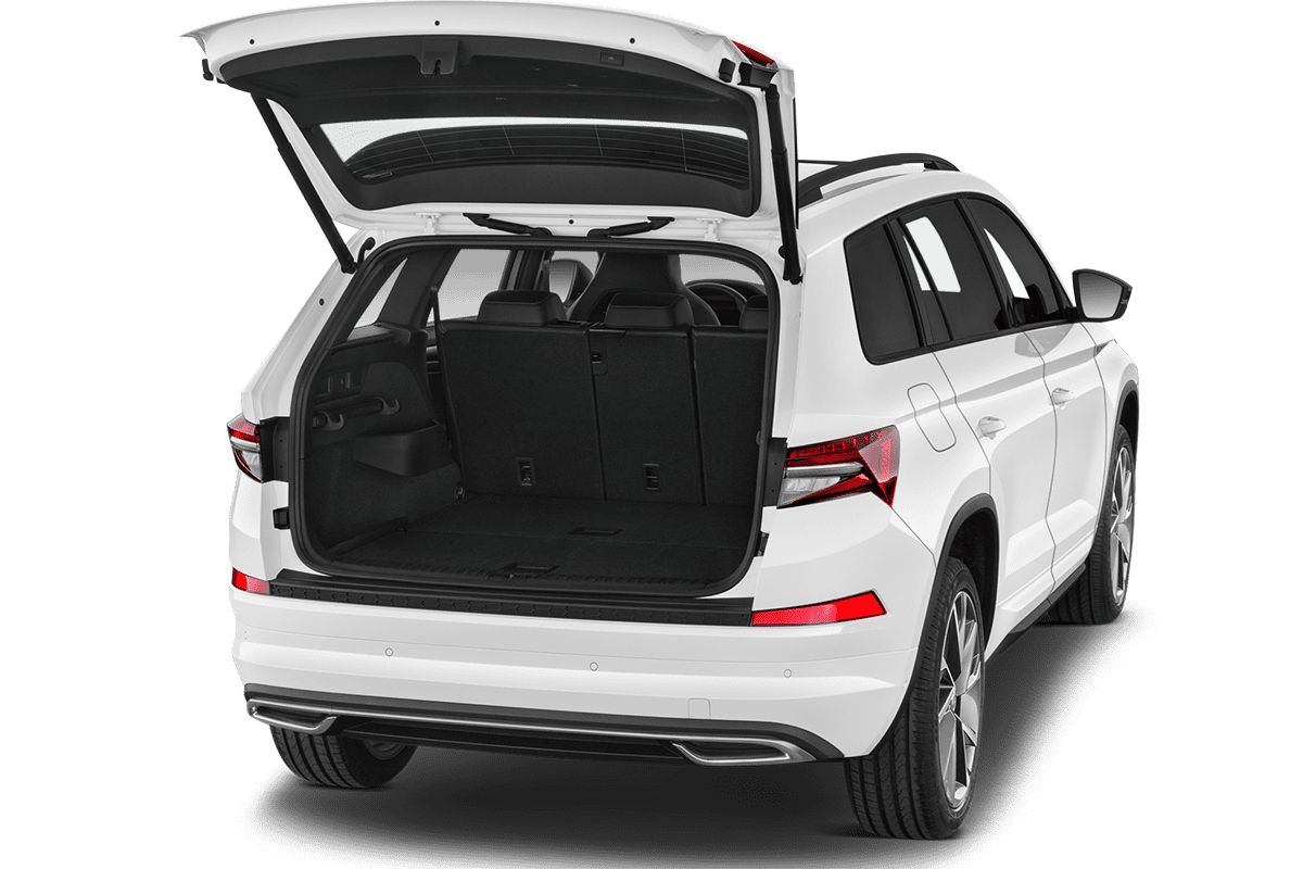 Kofferraum eines Skoda Kodiaq Sportline