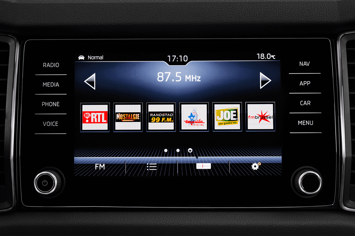 Audiosystem eines Skoda Kodiaq Drive 125