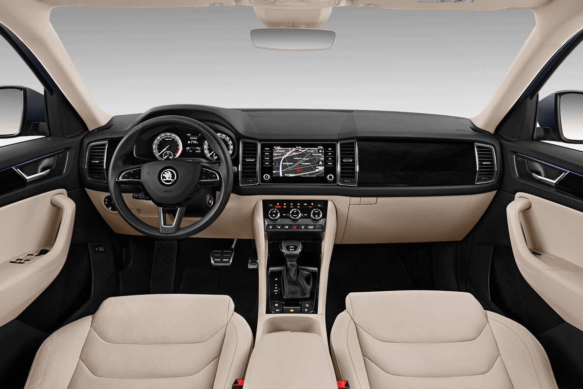 Armaturenbrett eines Skoda Kodiaq Drive 125