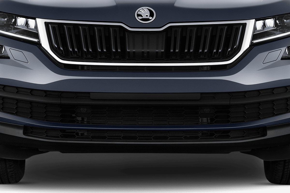 Kühlergrill eines Skoda Kodiaq Drive 125