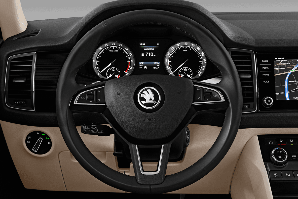 Lenkrad eines Skoda Kodiaq Drive 125