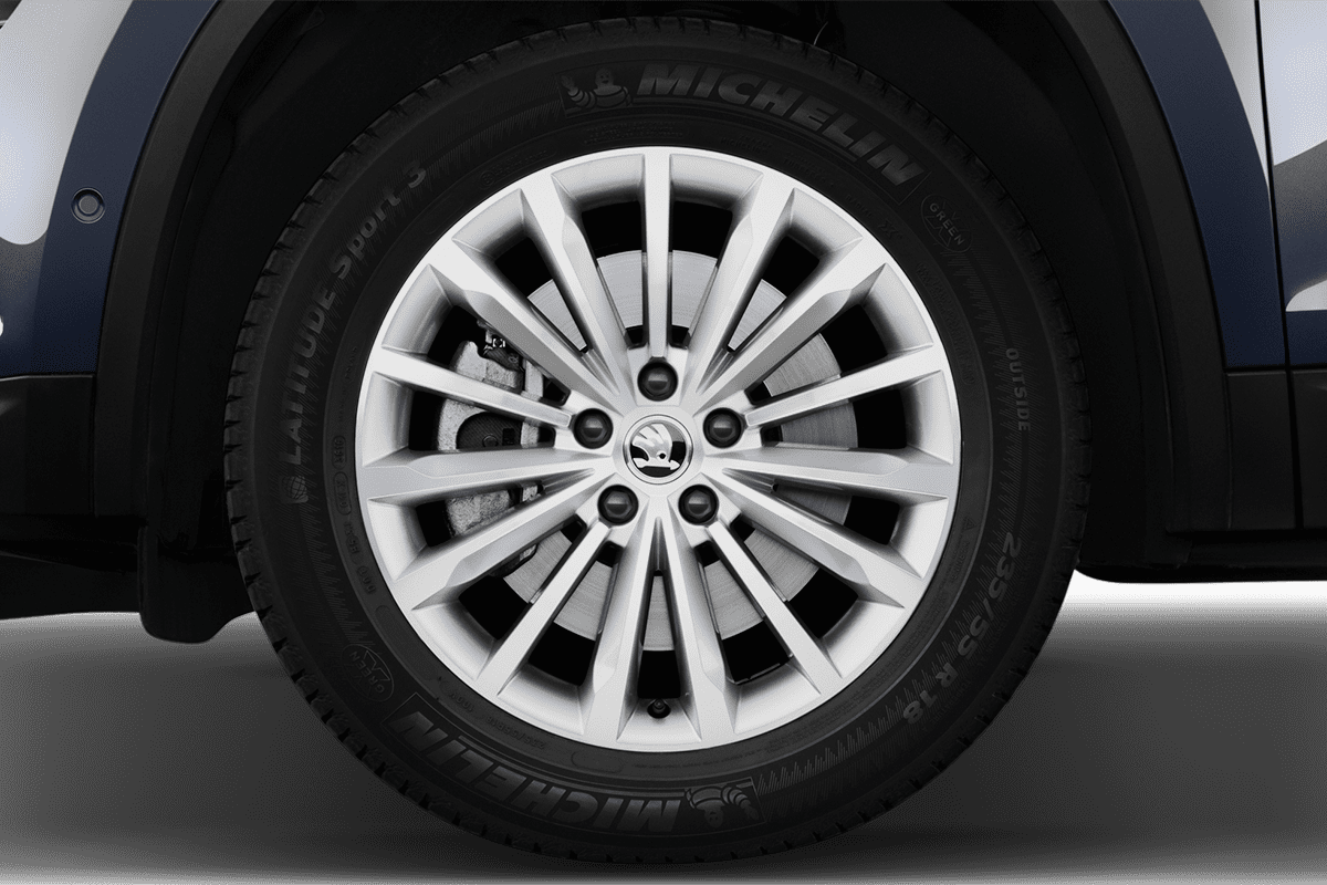 Radkappe oder Felge eines Skoda Kodiaq Drive 125