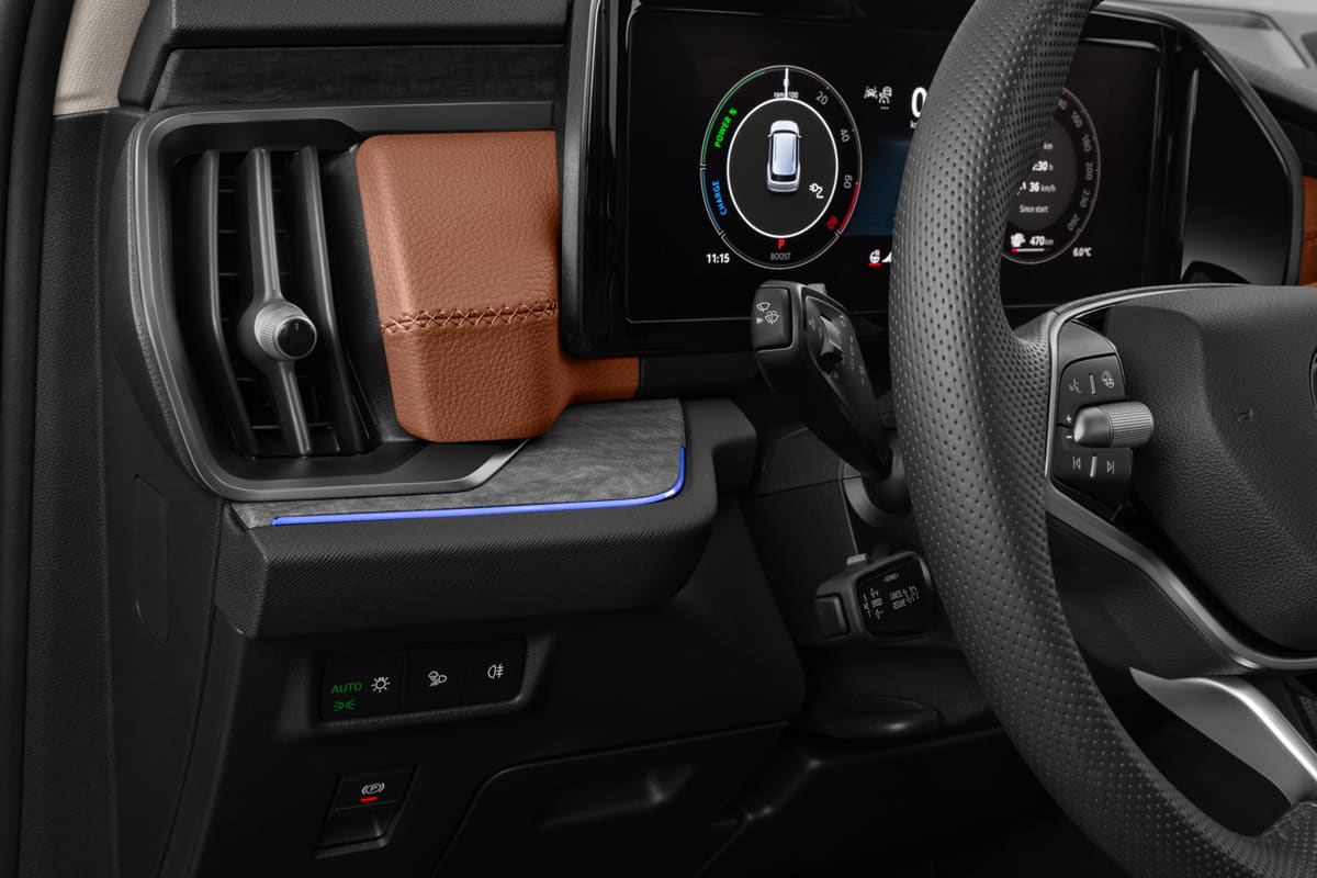 Lüftung eines Skoda Kodiaq Plug-in-Hybrid