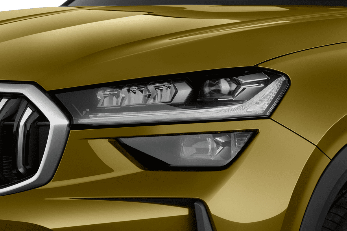 Frontscheinwerfer eines Skoda Kodiaq Plug-in-Hybrid