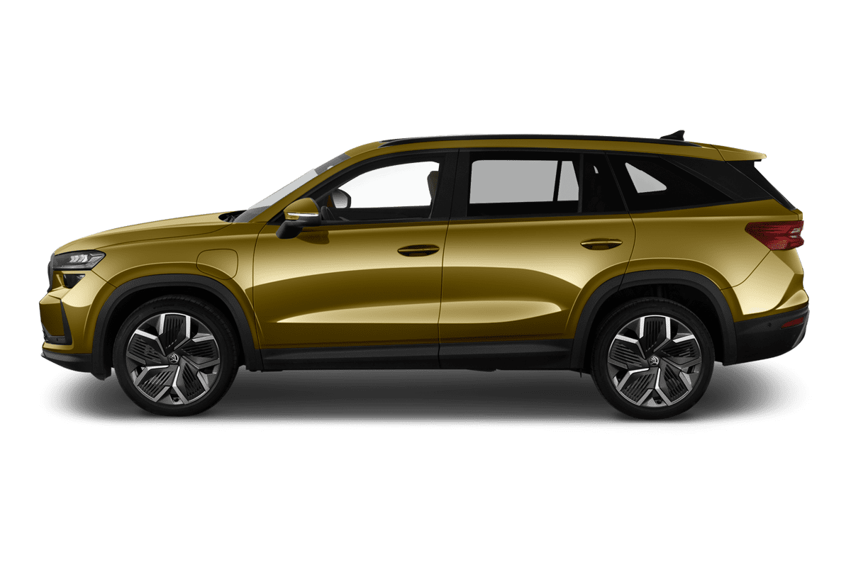Seitenansicht eines Skoda Kodiaq Plug-in-Hybrid