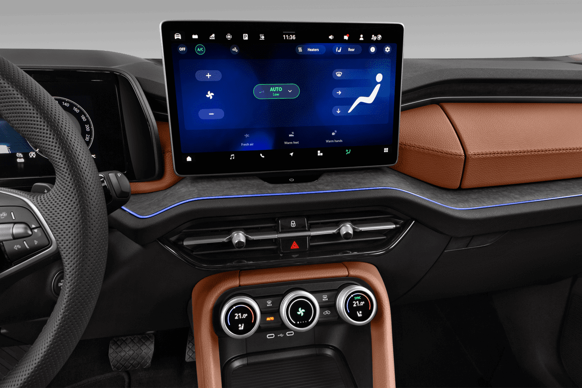 Klimasteuerung eines Skoda Kodiaq Plug-in-Hybrid
