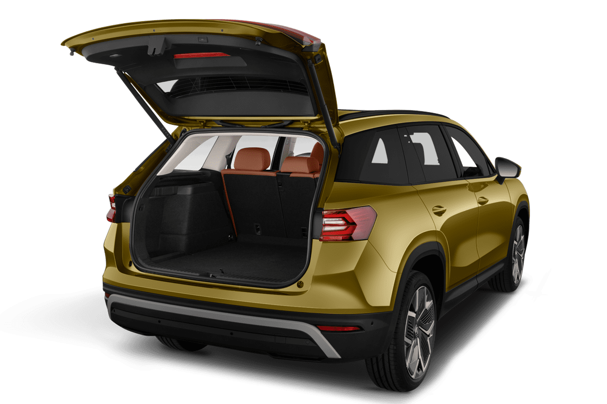 Kofferraum eines Skoda Kodiaq Plug-in-Hybrid