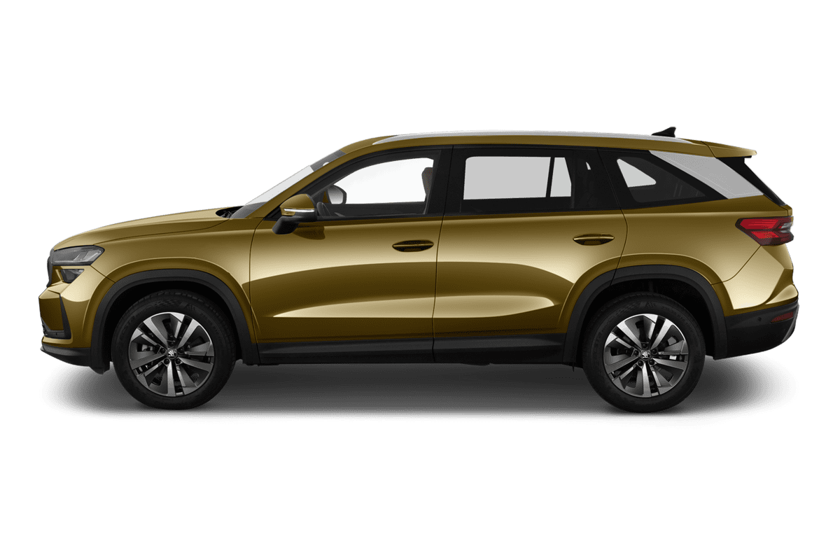 Seitenansicht eines Skoda Kodiaq Plug-in-Hybrid