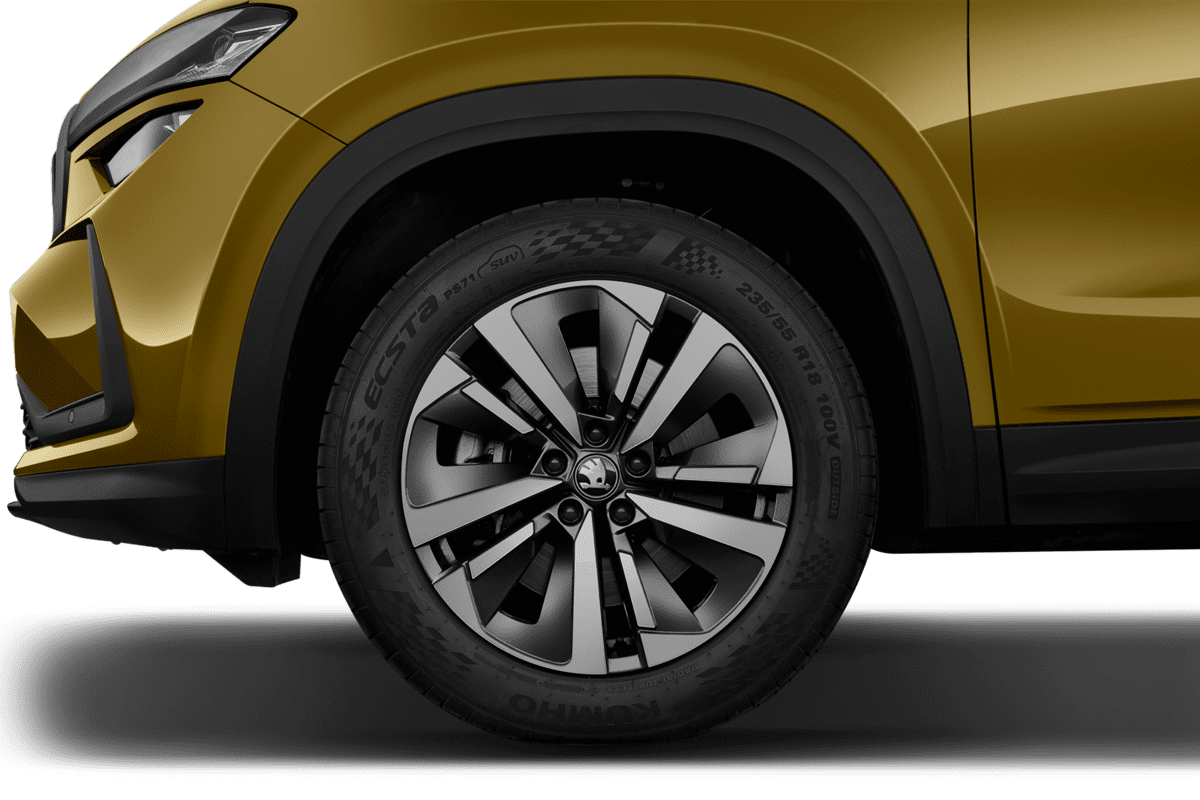 Radkappe oder Felge eines Skoda Kodiaq Plug-in-Hybrid