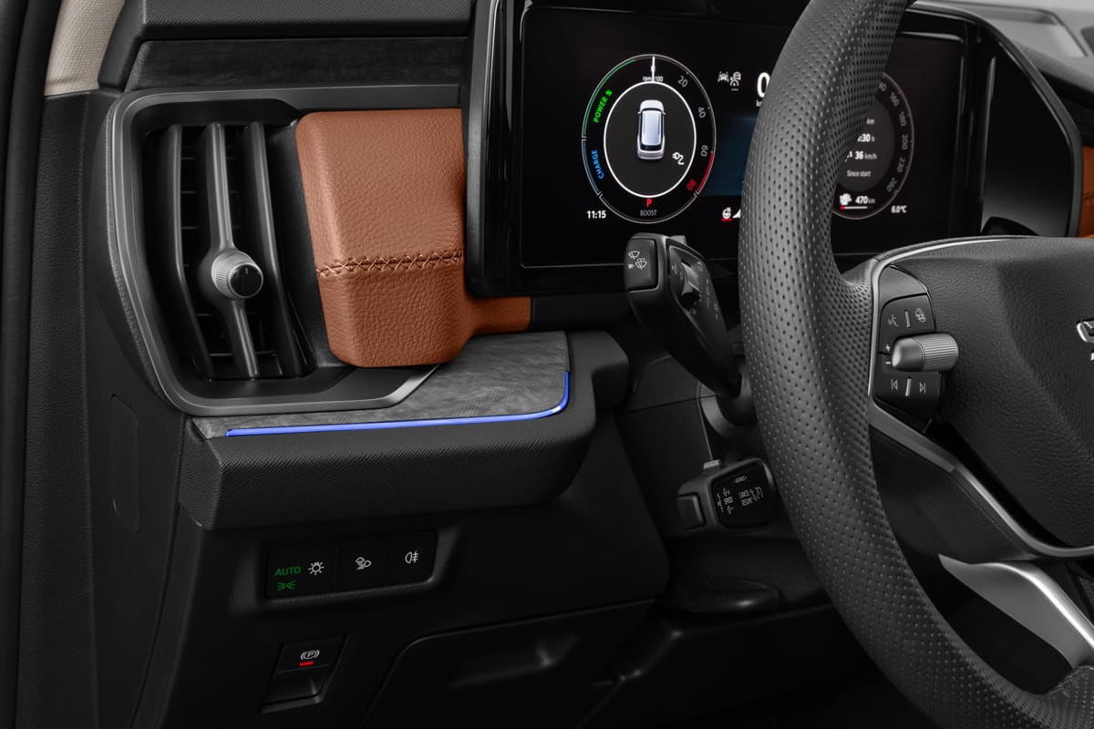 Lüftung eines Skoda Kodiaq Plug-in-Hybrid