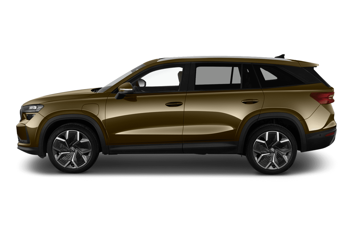 Seitenansicht eines Skoda Kodiaq Plug-in-Hybrid