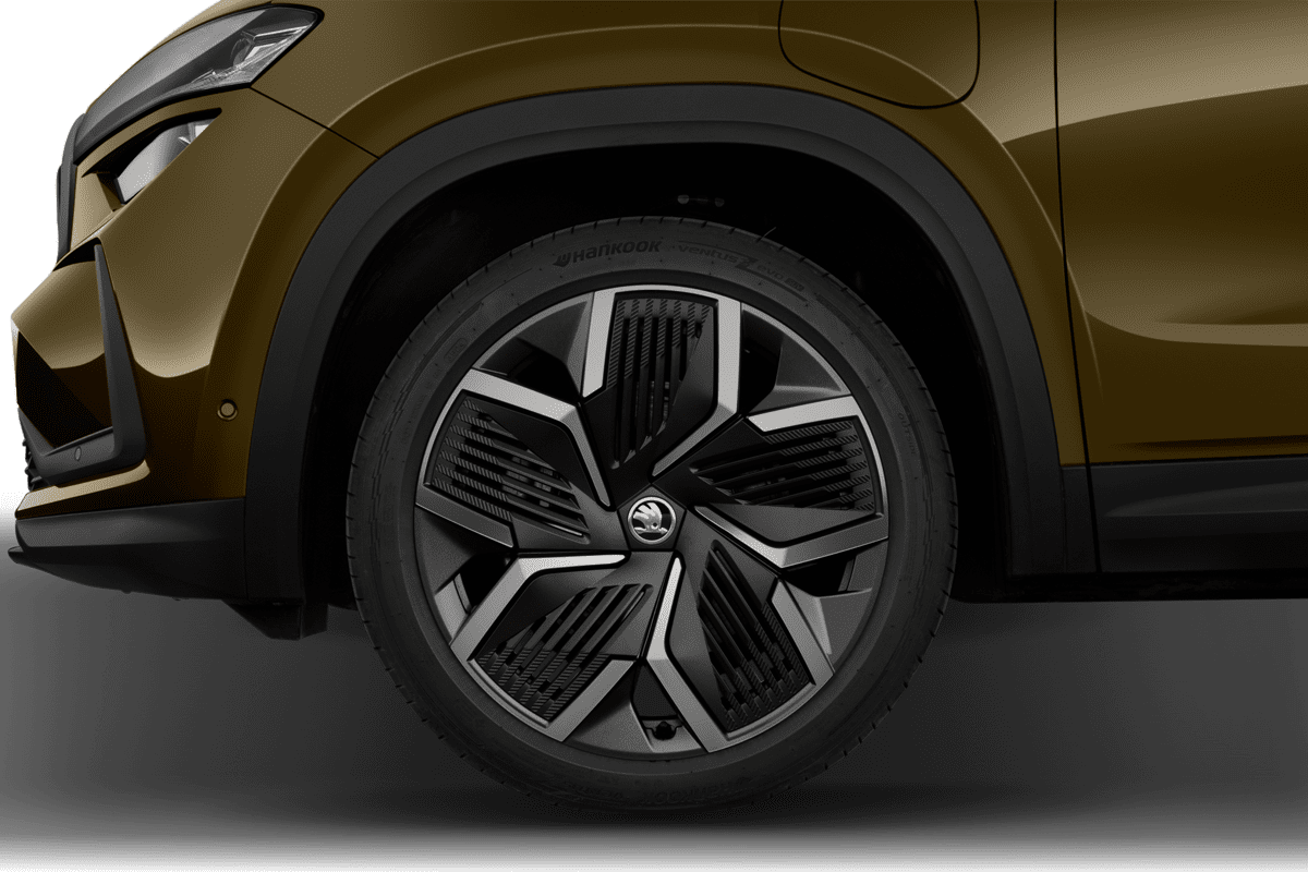 Radkappe oder Felge eines Skoda Kodiaq Plug-in-Hybrid