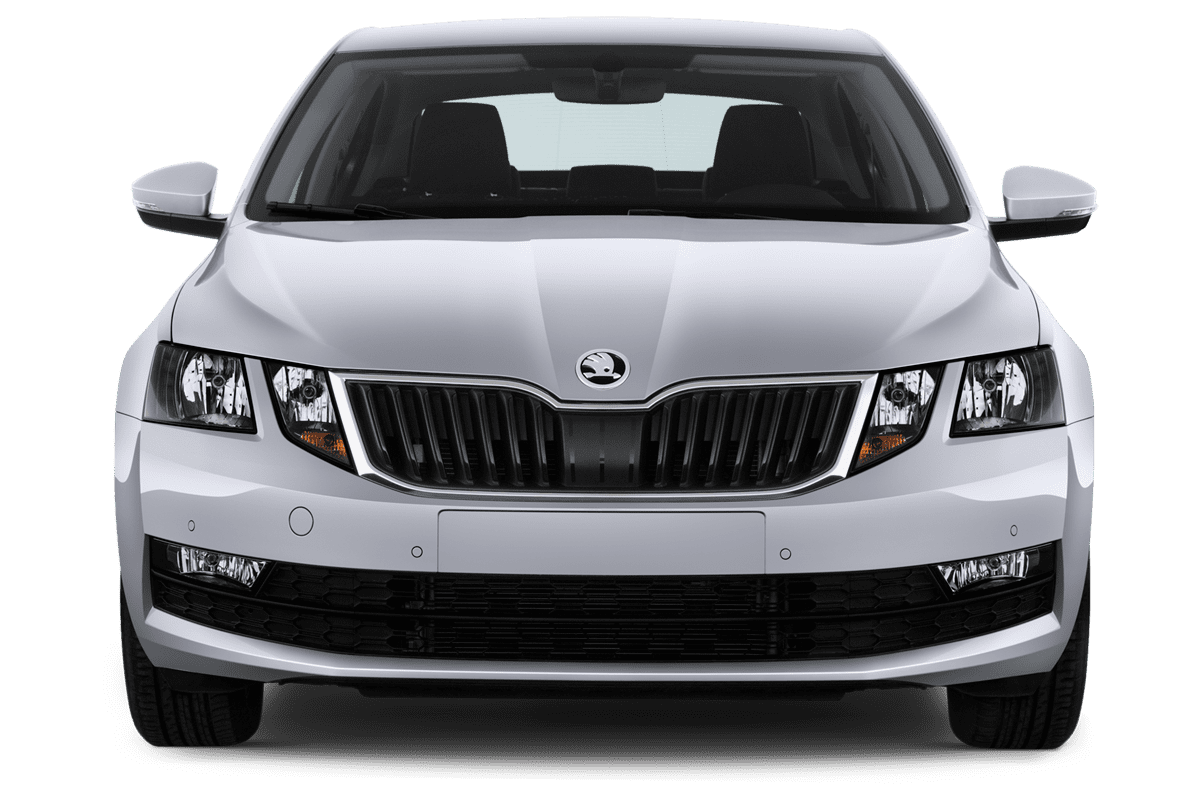 Frontansicht eines Skoda Octavia Limousine iV, freigestellt