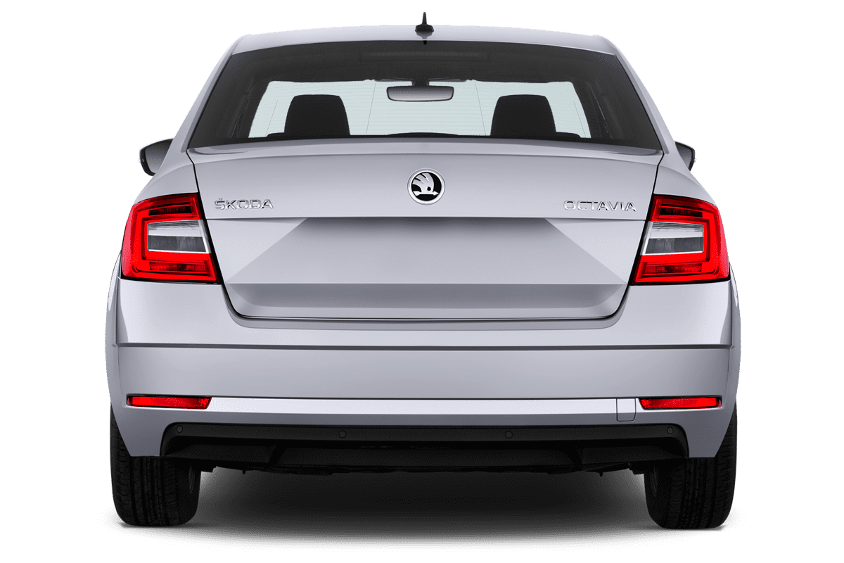 Heckansicht eines Skoda Octavia Limousine iV