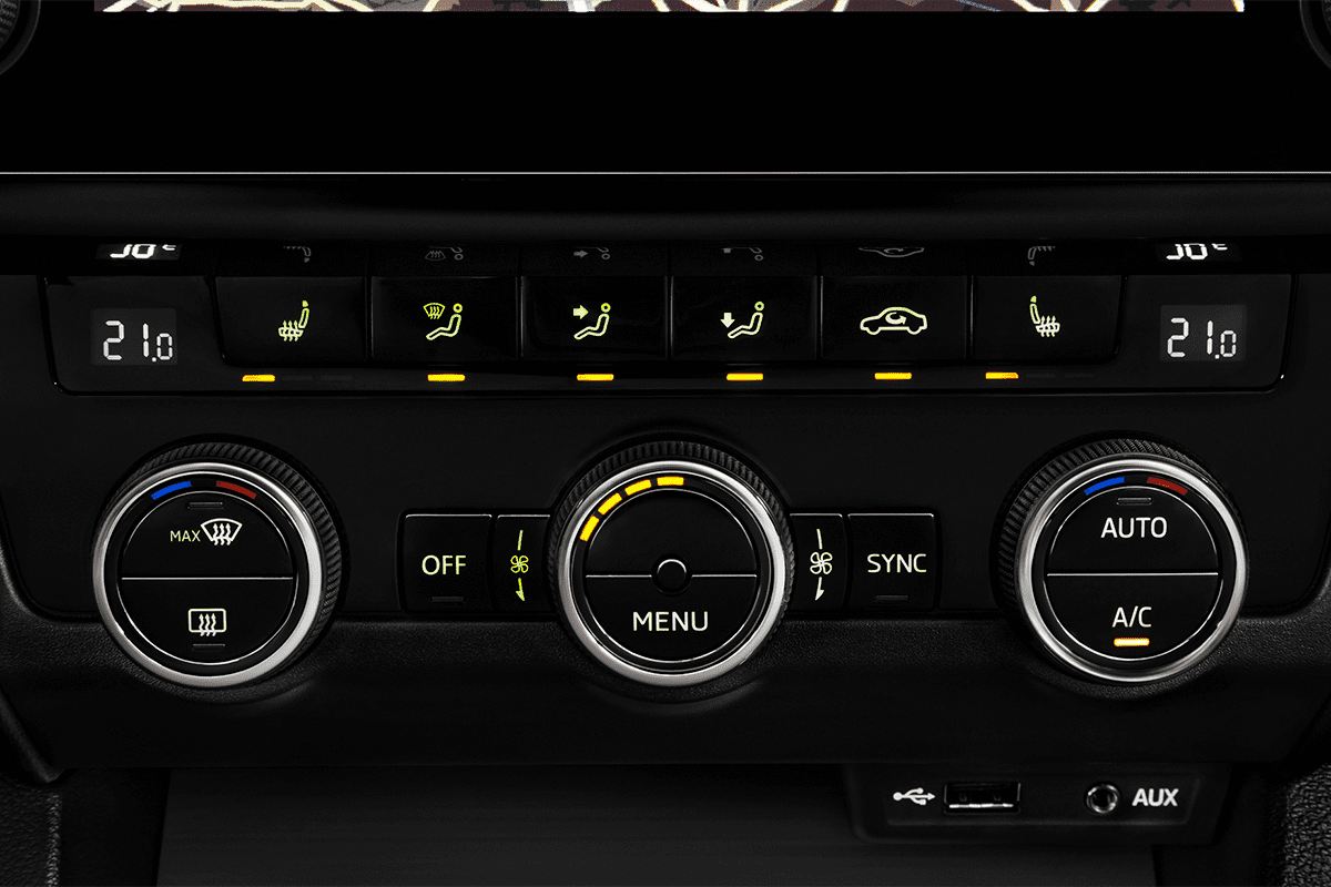 Klimasteuerung eines Skoda Octavia Limousine iV