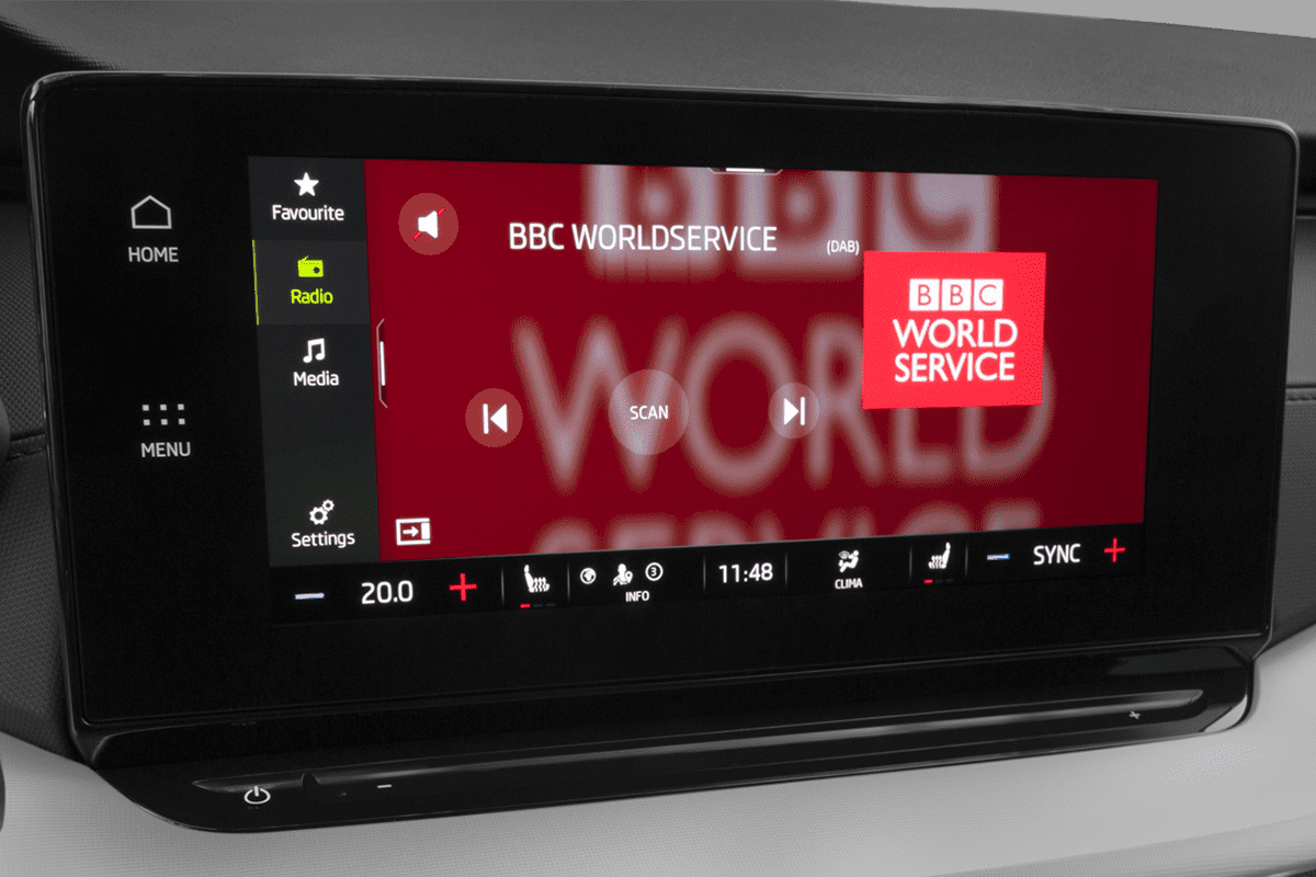 Audiosystem eines Skoda Octavia Limousine Scout (neues Modell)