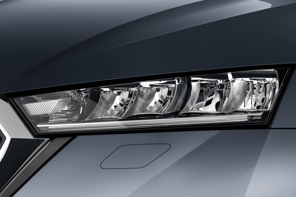 Frontscheinwerfer eines Skoda Octavia Limousine Scout (neues Modell)