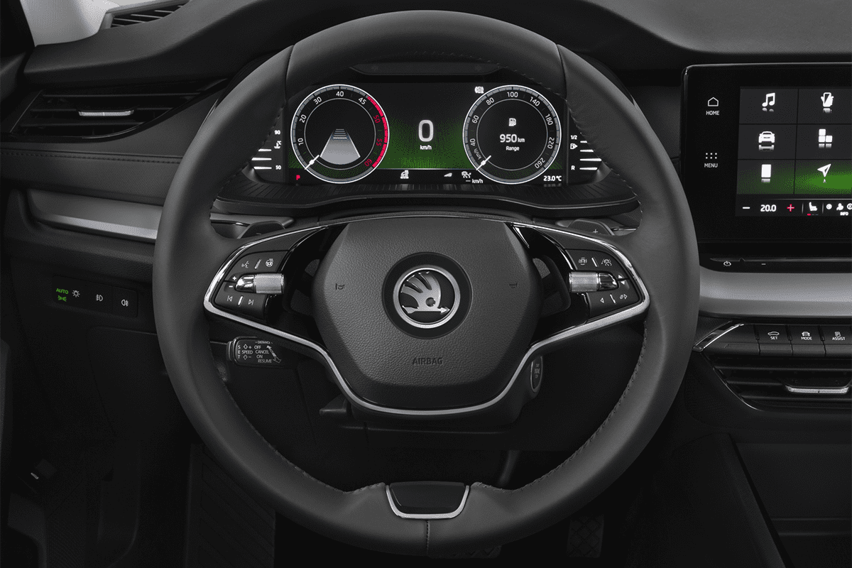 Lenkrad eines Skoda Octavia Limousine Scout (neues Modell)