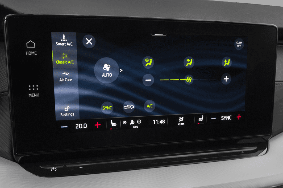 Klimasteuerung eines Skoda Octavia Limousine Scout (neues Modell)