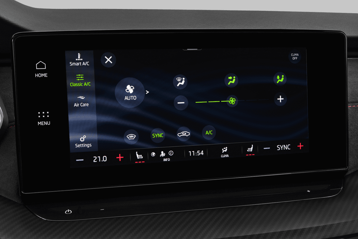 Klimasteuerung eines Skoda Octavia Combi RS