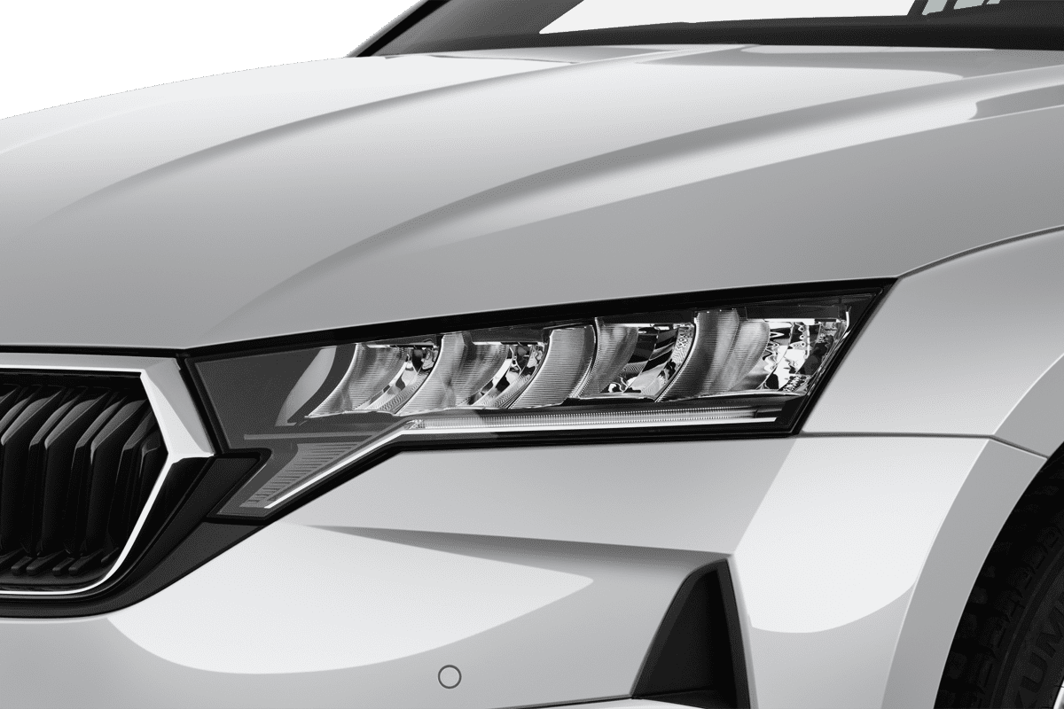 Frontscheinwerfer eines Skoda Octavia Combi