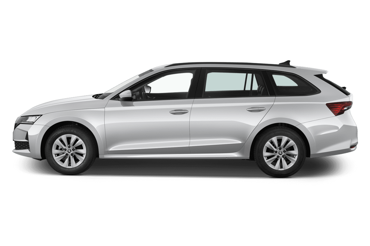 Seitenansicht eines Skoda Octavia Combi