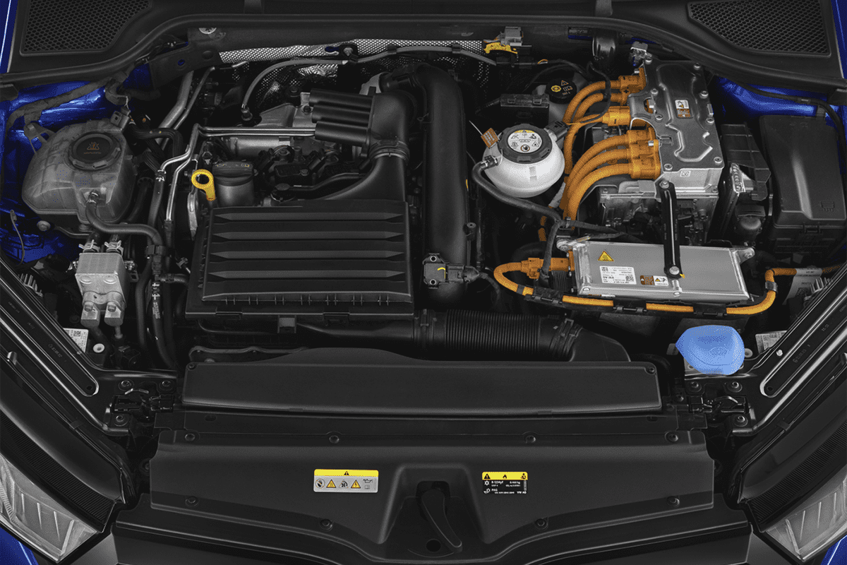 Motorraum eines Skoda Octavia Combi RS iV