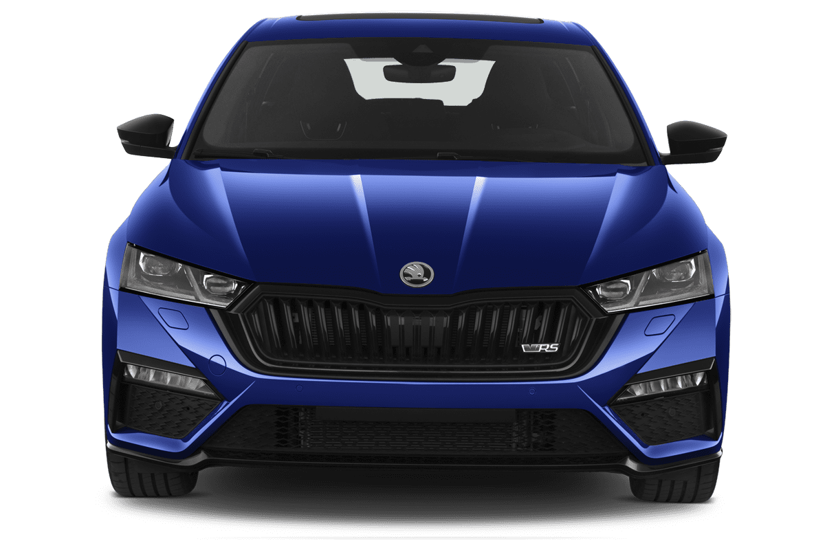 Frontansicht eines Skoda Octavia Combi RS iV, freigestellt