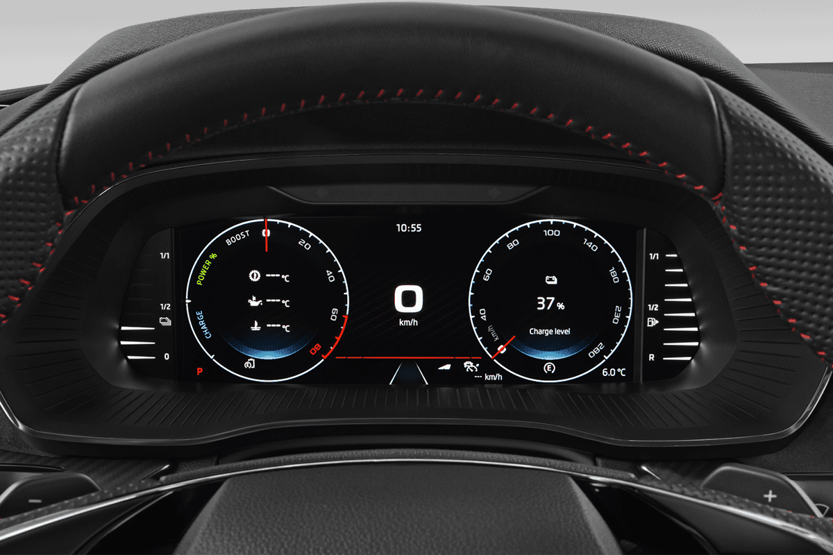 Kombiinstrument eines Skoda Octavia Combi RS iV