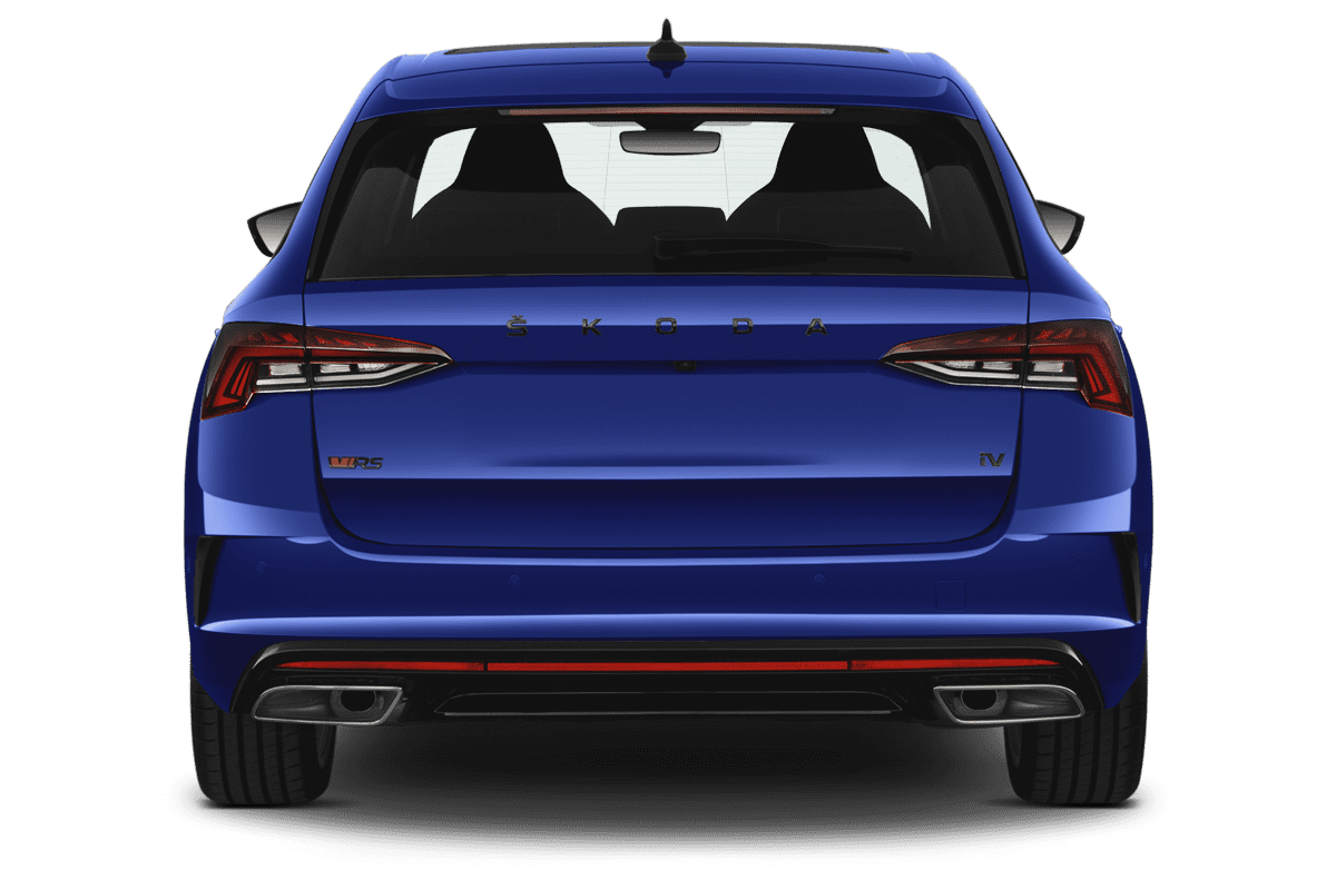 Heckansicht eines Skoda Octavia Combi RS iV