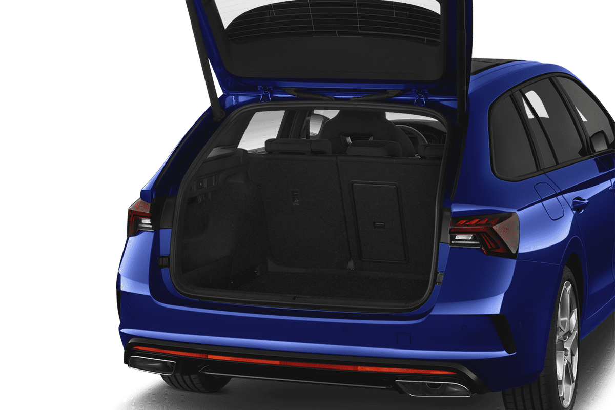 Kofferraum eines Skoda Octavia Combi RS iV