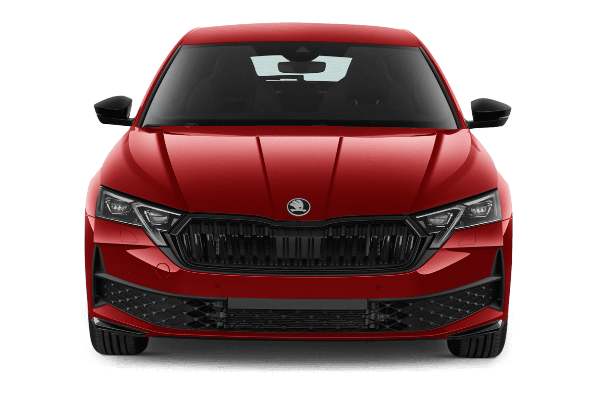 Frontansicht eines Skoda Octavia Limousine , freigestellt