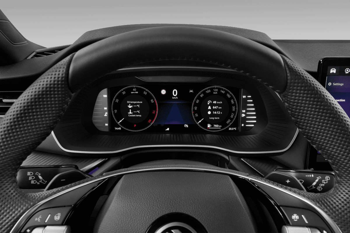 Kombiinstrument eines Skoda Octavia Limousine