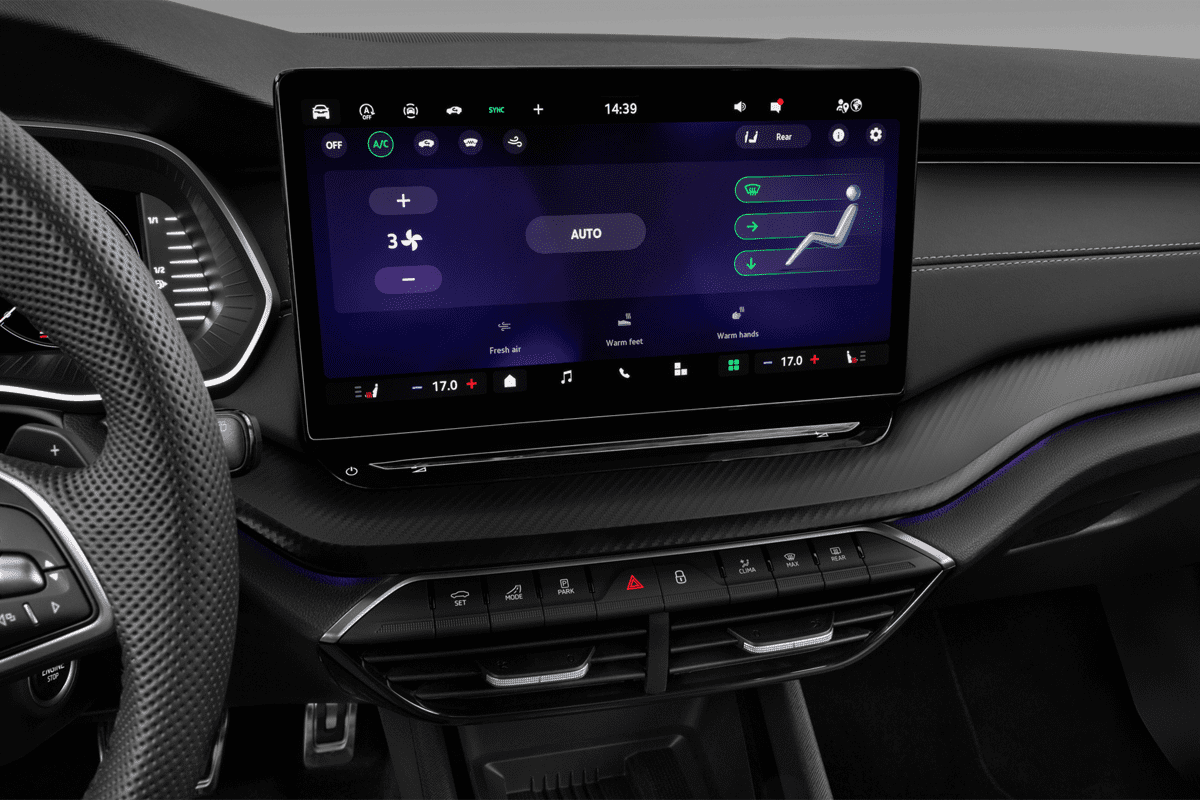 Klimasteuerung eines Skoda Octavia Limousine