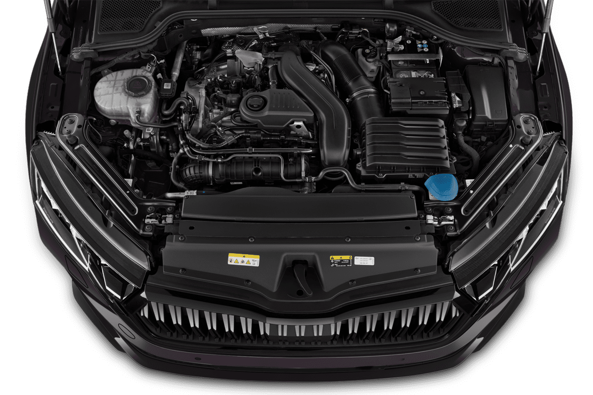 Motorraum eines Skoda Octavia Limousine 