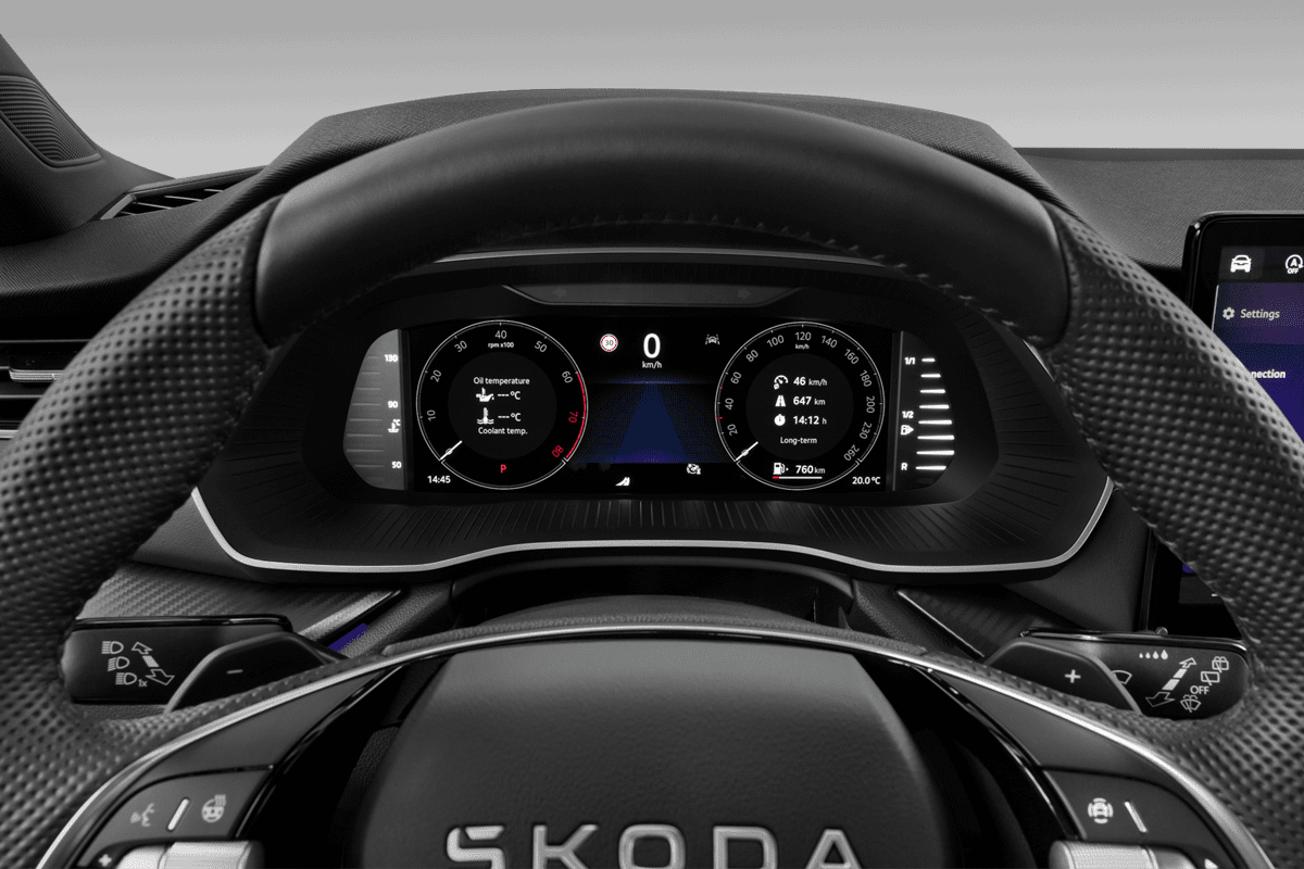 Kombiinstrument eines Skoda Octavia Limousine 