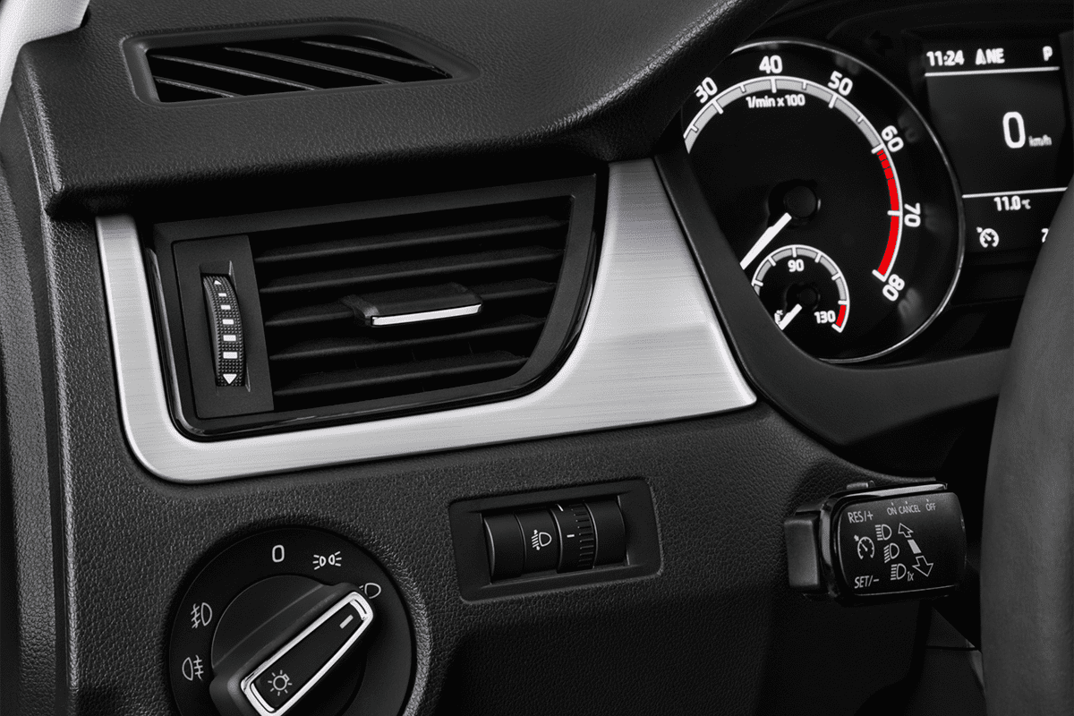 Lüftung eines Skoda Rapid Spaceback