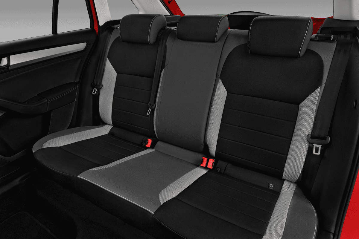 Rücksitzbank eines Skoda Rapid Spaceback