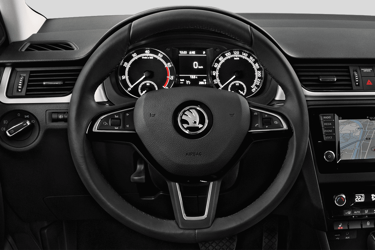 Lenkrad eines Skoda Rapid Spaceback