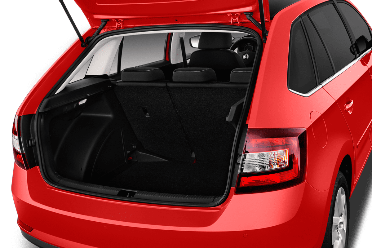 Kofferraum eines Skoda Rapid Spaceback