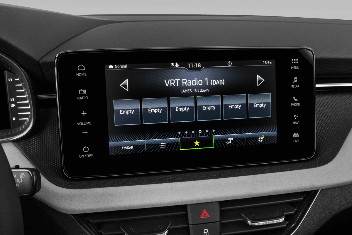 Audiosystem eines Skoda Scala