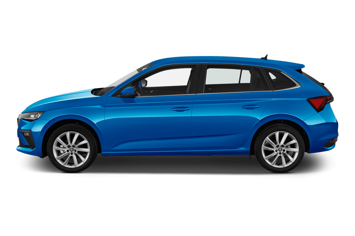 Seitenansicht eines Skoda Scala