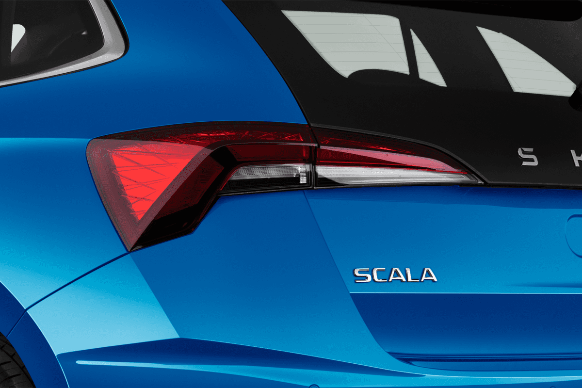 Heckleuchten eines Skoda Scala