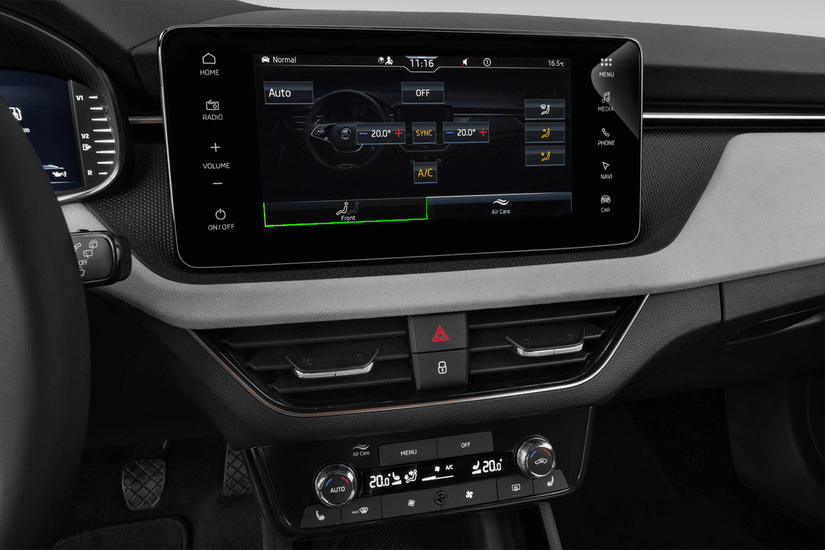 Klimasteuerung eines Skoda Scala