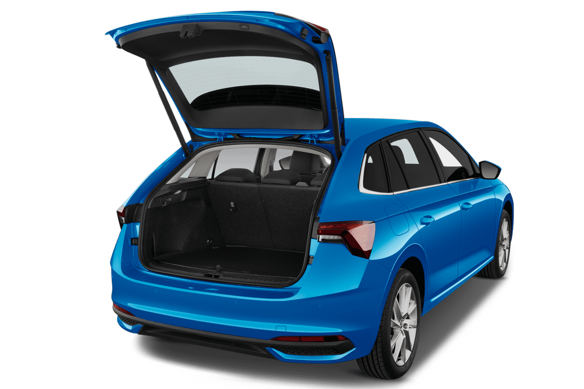 Kofferraum eines Skoda Scala