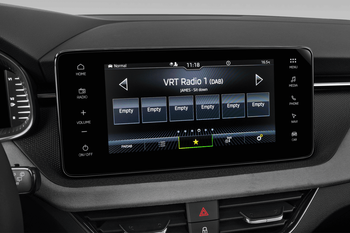 Audiosystem eines Skoda Scala