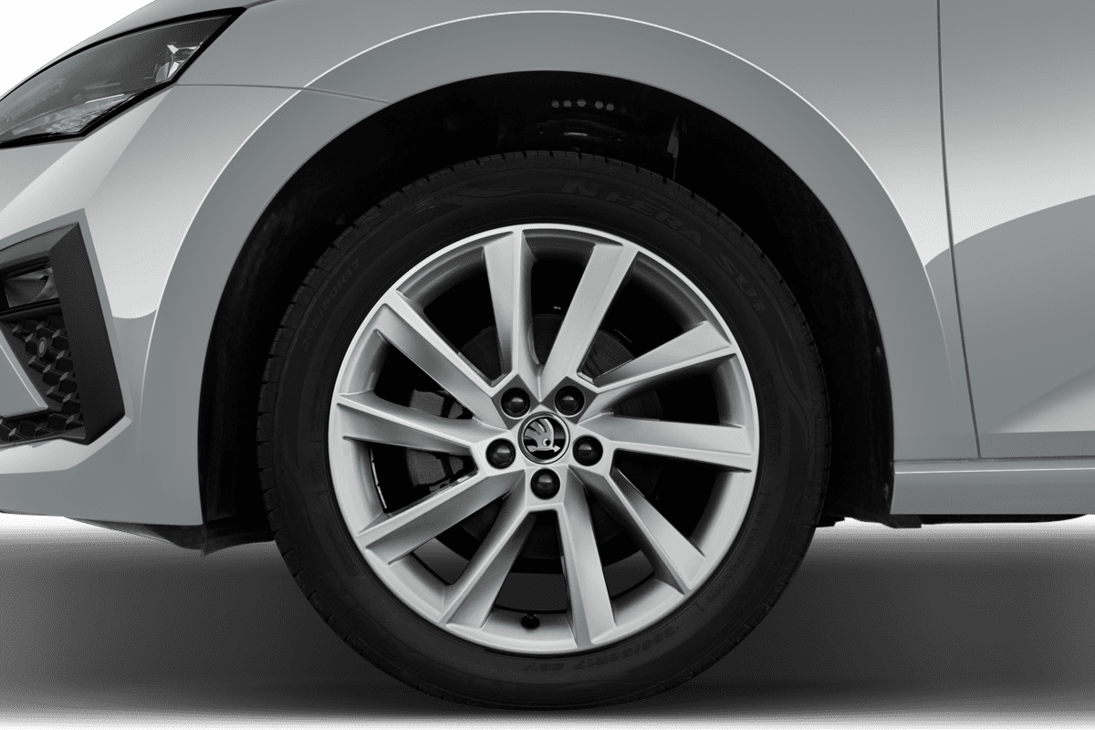 Radkappe oder Felge eines Skoda Scala