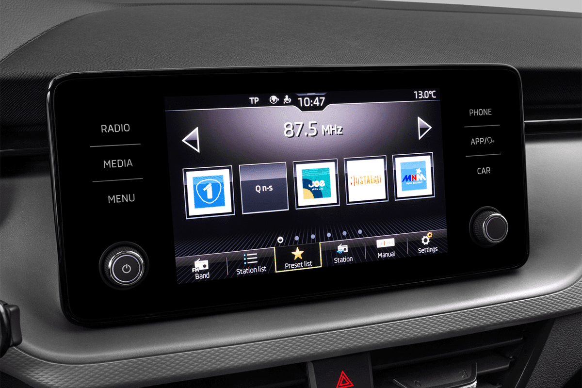 Audiosystem eines Skoda Scala Cool Plus