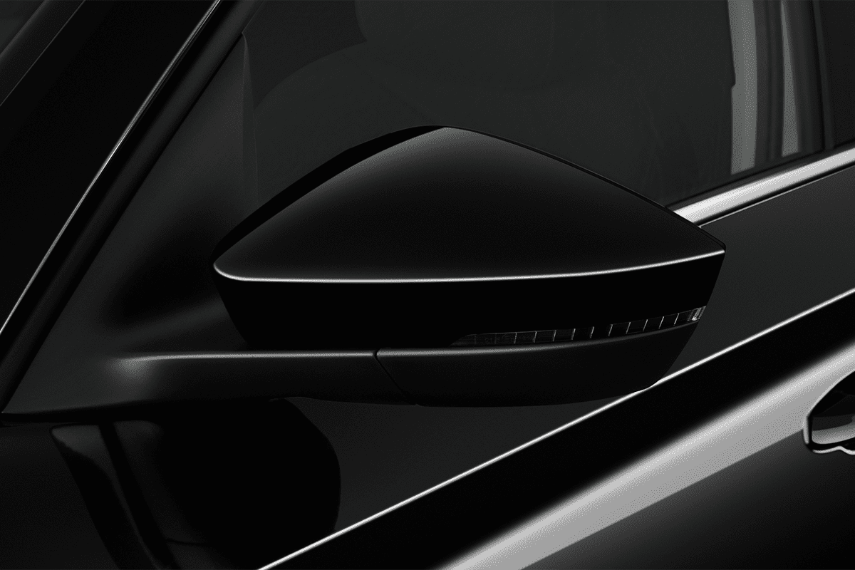 Rückspiegel eines Skoda Scala Cool Plus